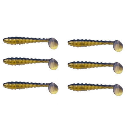 HENGJIA Spaghetti Worm T-Tail Soft Bait Spiral Fishing Dummy Lures, 4.5cm 10pcs /Pack, 5.5cm 10pcs /Pack, 7.5cm 6pcs /Pack