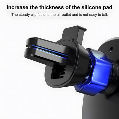 FAIK Car Cell Phone Holder Air Vent Triangle Gravity Sensor Car Phone Bracket, Black Frosted Model, Silver Frosted Model, Black Mirror Model, Silve Mirror Model