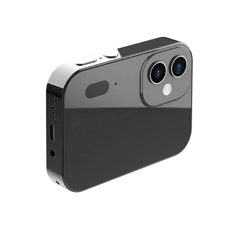 D6 CCD HD Digital Camera Movie Music Smart Camera Touch Screen Student Card Video Recorder, Excluding Memory, D6 Black, D6 White