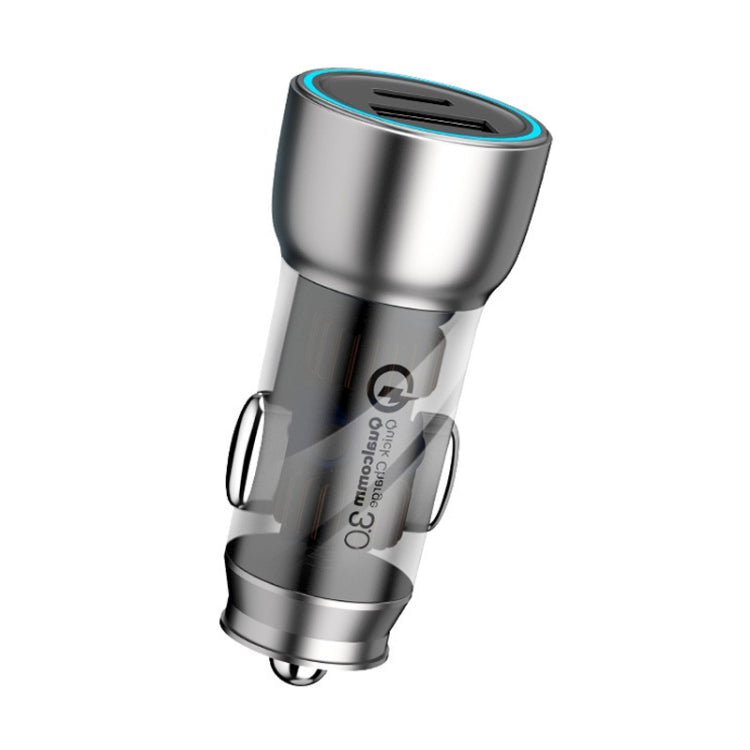 QIAKEY Vehicle Dual Port Fast Charging Charger One To Two Cigarette Lighter, TK518 Coffee, TK518 Blue, TK515 Coffee, TK515 Blue, TK519 Coffee