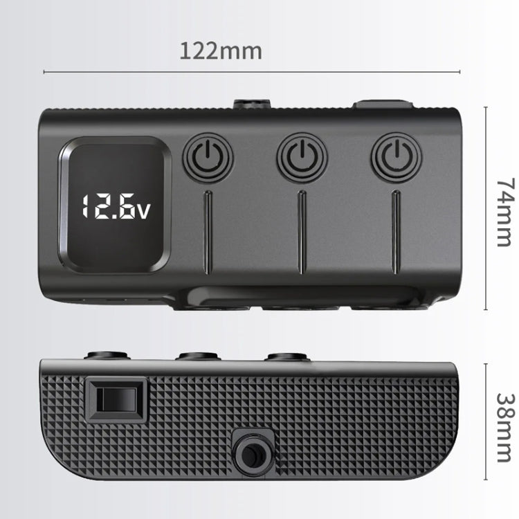 120W Digital Display Cigarette Lighter Car Fast Charging Charger