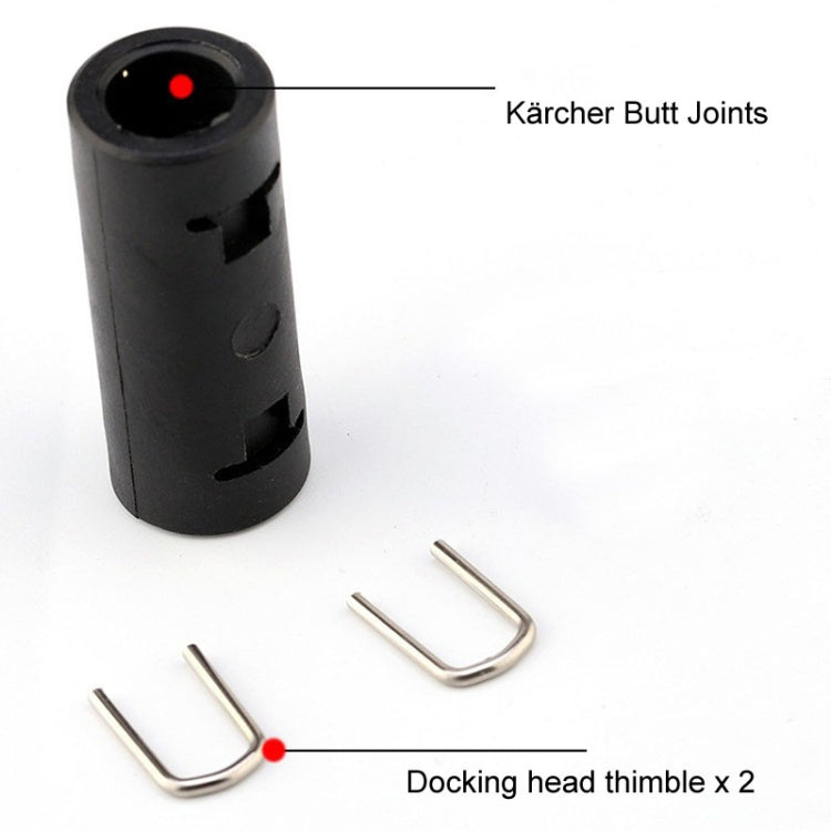 Car Washer High Pressure Fiber Hose Extension Connector For Karcher  K2 / K3 / K5 / K7  Series, 4.8x1.8cm