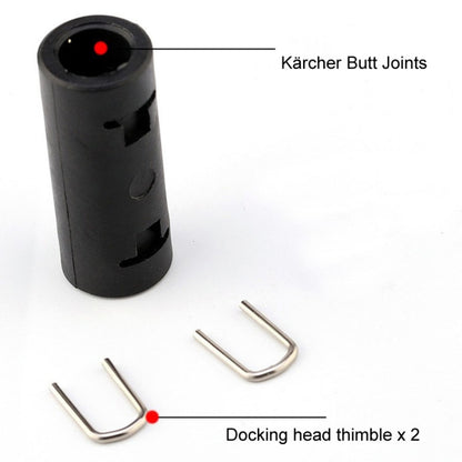 Car Washer High Pressure Fiber Hose Extension Connector For Karcher  K2 / K3 / K5 / K7  Series, 4.8x1.8cm