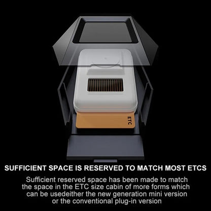 Car ETC Bracket Organizer Automotive Removable Center Console Ornament, Pure Version, Speed Version