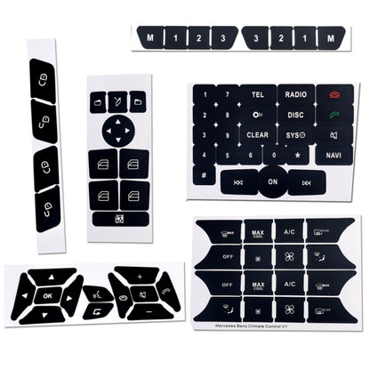 For Mercedes-Benz CLS/C218/SLK/W172/W204/GLK Air Conditioning Button Repair Sticker