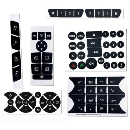 For Mercedes-Benz CLS/C218/SLK/W172/W204/GLK Air Conditioning Button Repair Sticker