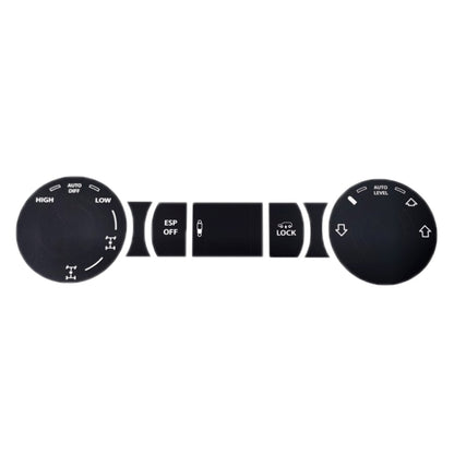 For 2005-2010 Volkswagen Touareg/Passat Steering Wheel Window AC Switch Button Repair Sticker