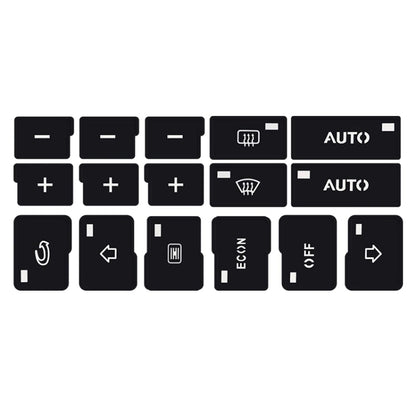 2sets For Audi A4/B6/B7 2000-2004 Car Air Conditioning Button Panel Sticker, For Audi A4/B6/B7 2000-2004