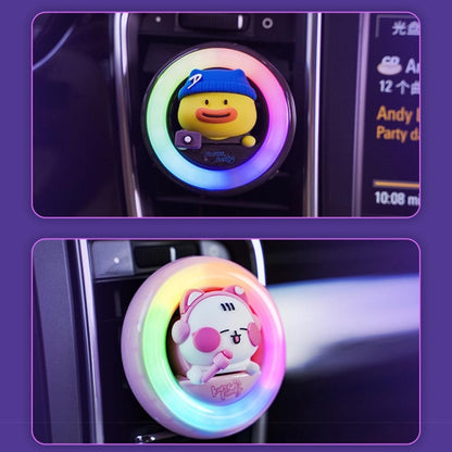 ICARER FAMILY XX-28 Car Aromatherapy Colorful Rhythm Lights Air Vent Aromatherapy Decoration