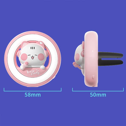 ICARER FAMILY XX-28 Car Aromatherapy Colorful Rhythm Lights Air Vent Aromatherapy Decoration