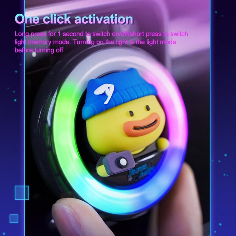 ICARER FAMILY XX-28 Car Aromatherapy Colorful Rhythm Lights Air Vent Aromatherapy Decoration