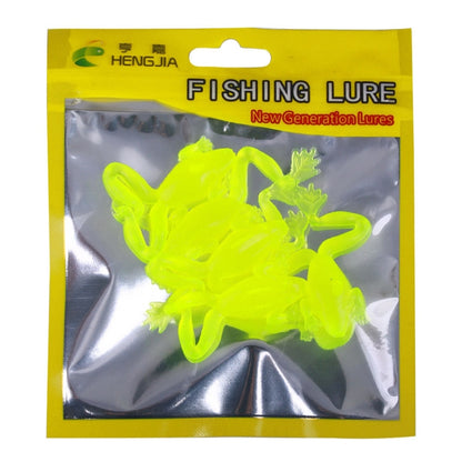 5pcs /Pack HENGJIA SO193 Thunderfrog Soft Bait Lua Fishing Dummy Lures, 5.5cm 2.7g