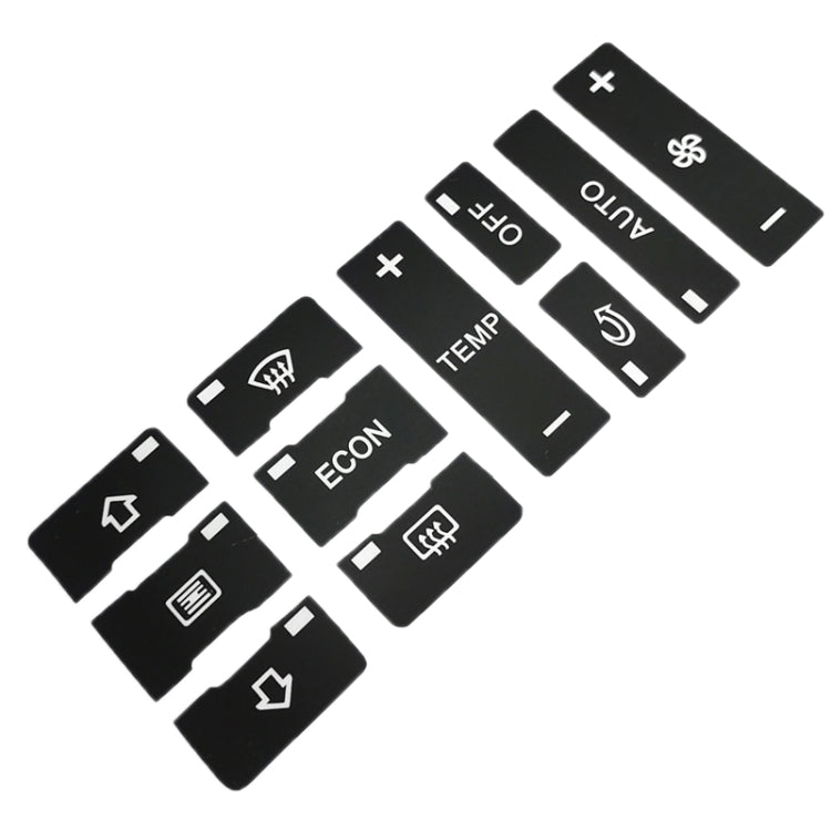 2pcs For Audi A2/A3/A8L Car Air Conditioning Control Switch Repair Sticker