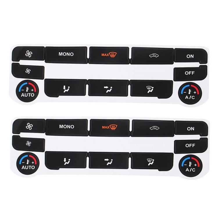 2pcs For Ford S-Max/MONDEO Car Air Conditioning Button Repair Sticker