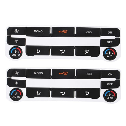 2pcs For Ford S-Max/MONDEO Car Air Conditioning Button Repair Sticker