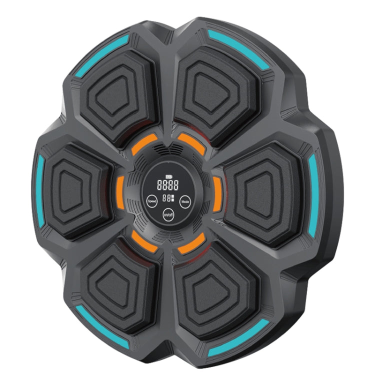 Bluetooth Music Boxing Machine with Lights 9 Speed Adjustable, Black