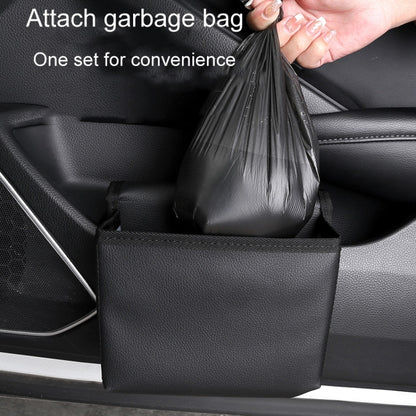 Car Folding Trash Can Multifunctional Seatback Hanging Storage Box