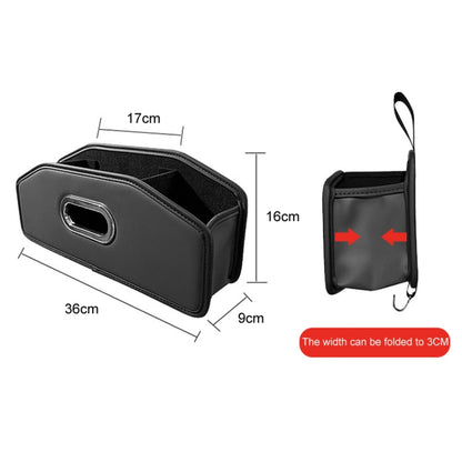 Auto Seatback Organizer Tissue Bag Car Rear Drainage Cup Holder