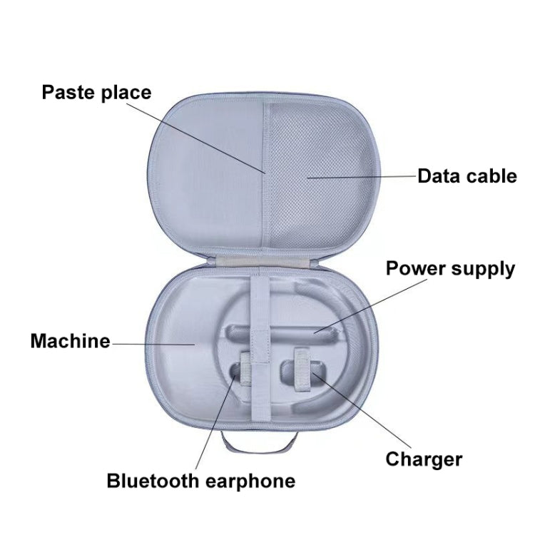 For Apple Vision Pro VR Anti-Fall And Shock-Absorbing EVA Hard Shell Storage Bag