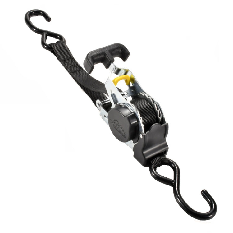Auto Retract Tensioner Automobile And Motorcycle Cargo Fixing Straps, 330cm Black, 330cm White