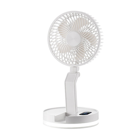 F200 Foldable Remote Control Wall-mounted Fan LED Light Desktop Rotating Fan, Regular Model