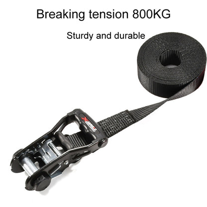 Motorcycle Ratchet Tensioner Cargo Bundling And Luggage Fixing Straps, 1m, 2m, 3m, 4m, 5m