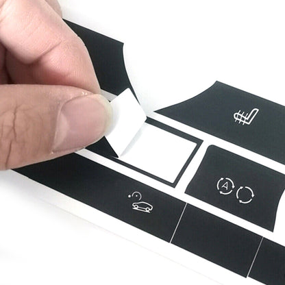 For BMW E90/E91/E92/330I 2006-2011 Air Conditioning Panel Button Repair Sticker, For BMW E90/E91/E92/330I 2006-2011