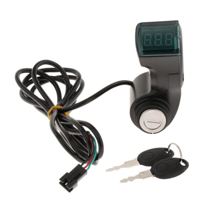 Electrical Vehicle Scooter Disconnect Switch Assembly With Keys Digital Display Start Switch, Switch Assembly With Keys