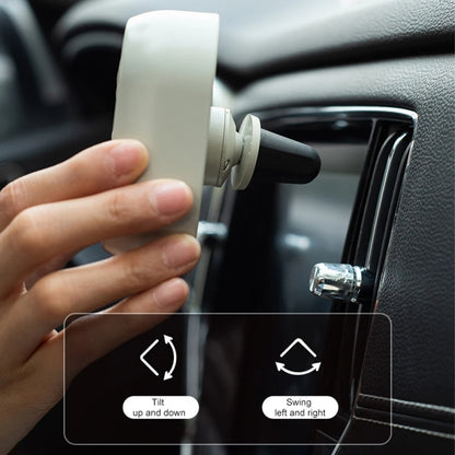 F11 Car USB Colorful Gradient Light Cooling Fan Automotive Interior, Black, Khaki