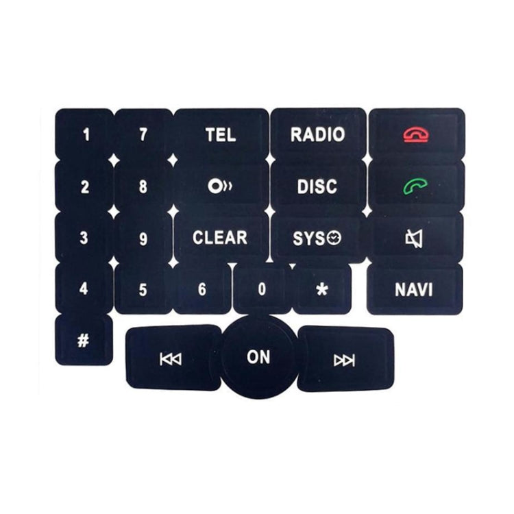 For Mercedes Benz C/E/GLK/W 2007-2014 Radio Button Repair Sticker