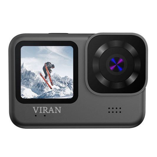 VIRAN V9 4K Dual Color Screen Diving Anti-Shake Action Camera Outdoor Cycling Travel Recorder, V9(Square), V9(Round)