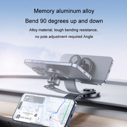 JIAGU Car Suction Cup Type Magsafe Mobile Phone Bracket Telescopic Instrument Panel Car Navigation Rack, Magsafe Mobile Phone Bracket