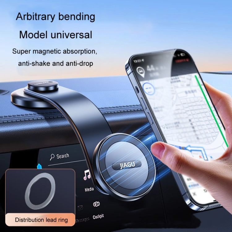 JIAGU Car Suction Cup Type Magsafe Mobile Phone Bracket Telescopic Instrument Panel Car Navigation Rack, Magsafe Mobile Phone Bracket