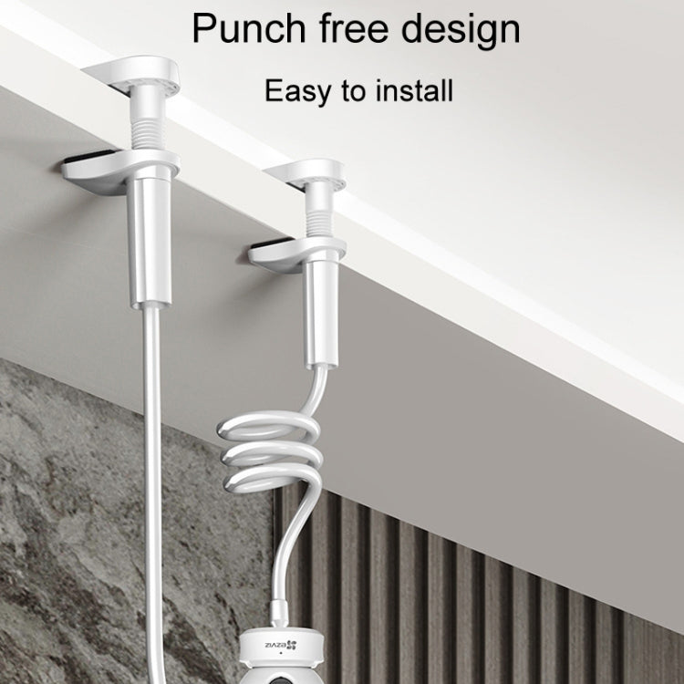 Punch-Free Surveillance Camera Mounting Bracket Cabinet Ceiling Rack, White 50cm, Black 50cm, White 110cm, Black 110cm
