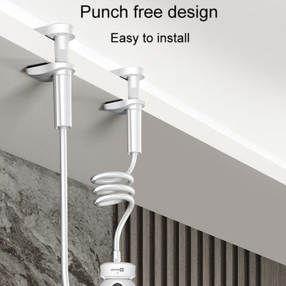 Punch-Free Surveillance Camera Mounting Bracket Cabinet Ceiling Rack, White 50cm, Black 50cm, White 110cm, Black 110cm