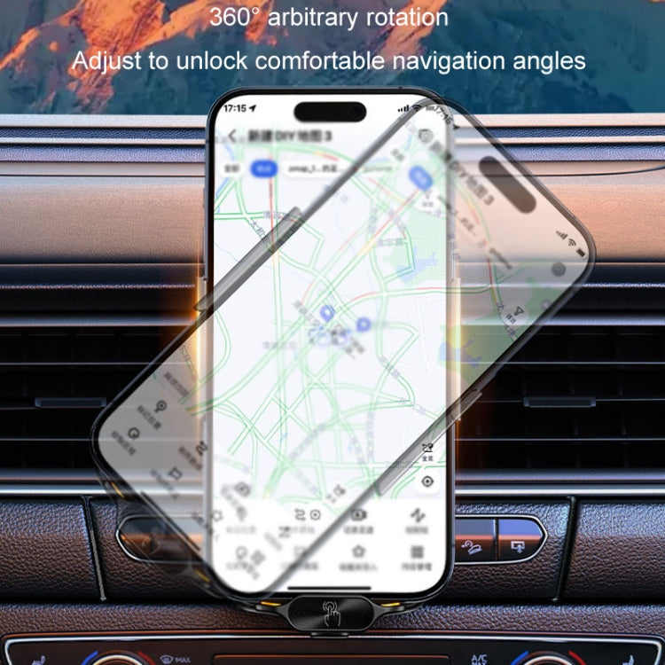 Car Magsafe Wireless Charger Transparent Induction 120W Fast Charging Universal Mobile Phone Bracket, Wireless Charger Mobile Phone Bracket