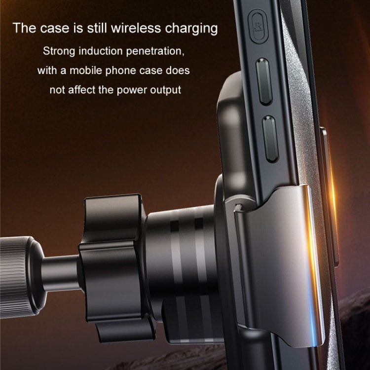 Car Magsafe Wireless Charger Transparent Induction 120W Fast Charging Universal Mobile Phone Bracket, Wireless Charger Mobile Phone Bracket