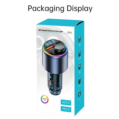 48W Car Bluetooth MP3 Player with Fast Charging, BC89