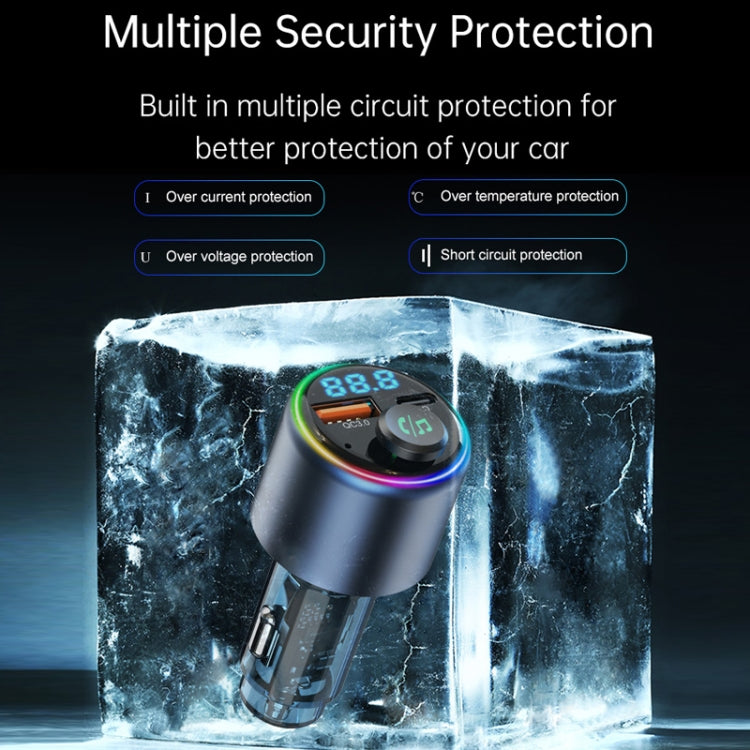 48W Car Bluetooth MP3 Player with Fast Charging, BC89