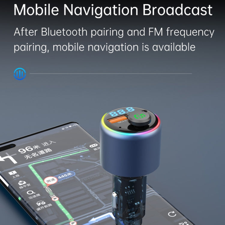 48W Car Bluetooth MP3 Player with Fast Charging, BC89