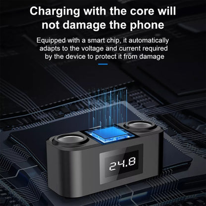 One To Four PD+QC Car Cigarette Lighter Multi-Port Mobile Phone Charger, Q5