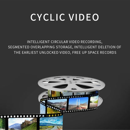 3 inch Motorcycle High-definition Dual-lens Driving Recorder, SE300