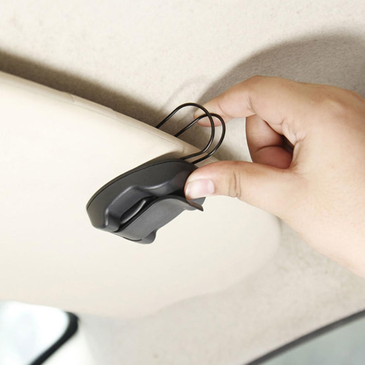 2 In 1 Car Glasses Holder Air Outlet Sun Visor Bill Holder