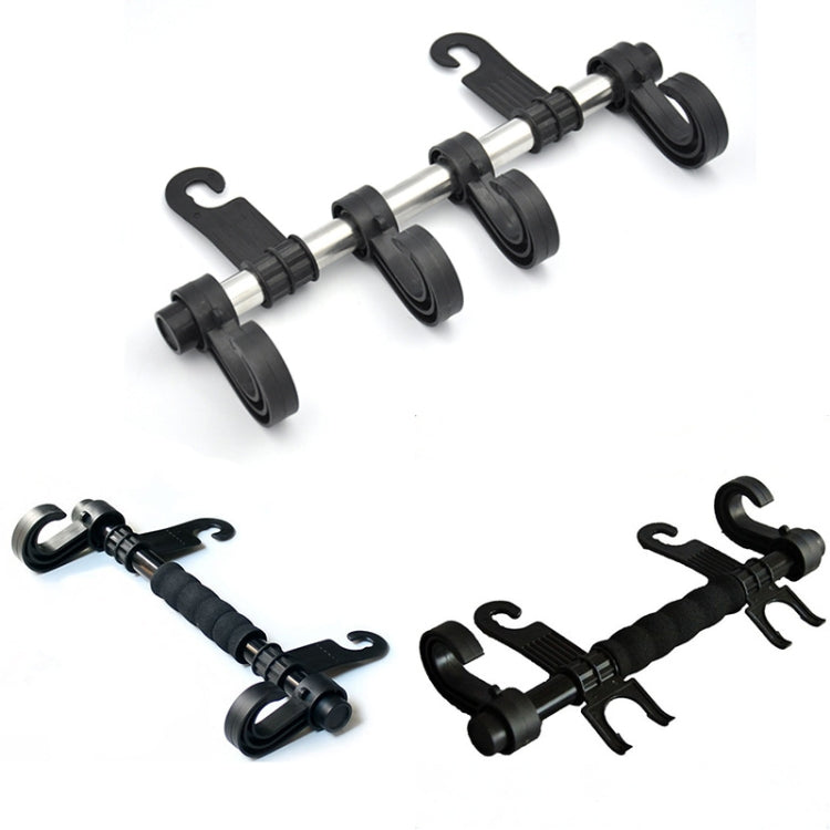 30cm Stainless Steel Extended Car Seat Back Hook Car Clothes Hanger