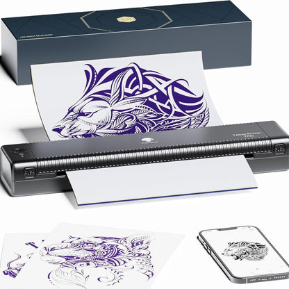 Phomemo TP81 A4 Wireless Thermal Printer Tattoo Template Printer, TP81 Tattoo Printer