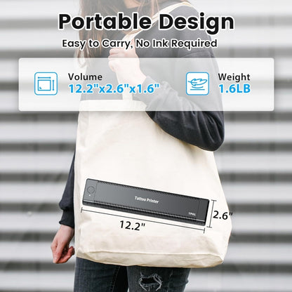 Phomemo TP81 A4 Wireless Thermal Printer Tattoo Template Printer, TP81 Tattoo Printer