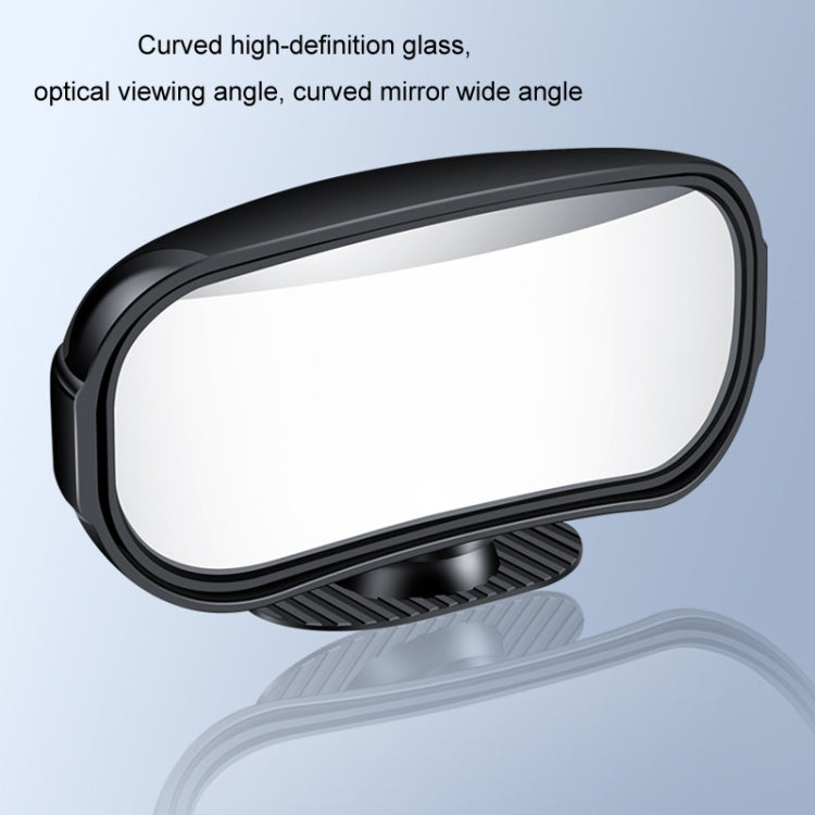 Car Rearview Mirror Assisted Reversing Blind Spot Wide-angle Mirror, Black, White, Silver, Red