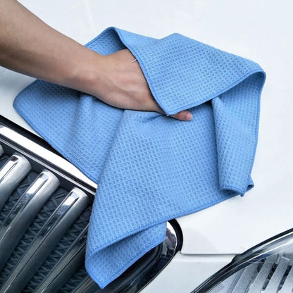 Thickened Absorbent Honeycomb Mesh Car Wash Cleaning Towel, 40x40cm