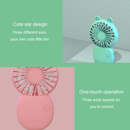 Summer Cartoon Pocket Handheld Stand Fan Rechargeable Silent Mini Fan