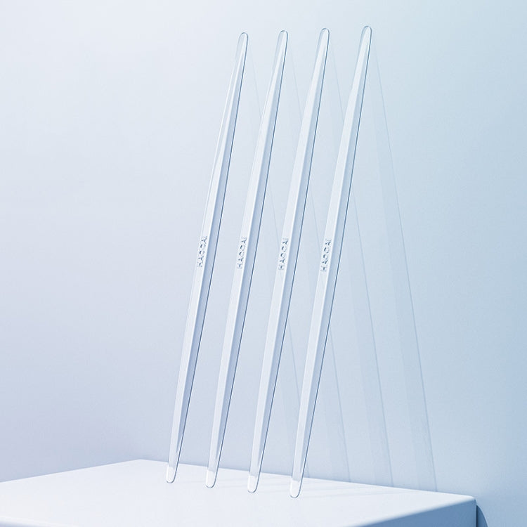 HAOCAI 40cm Car Door Anti-collision Strip Door Edge Bumper Protector, 2pcs Transparent, 2pcs Black, 4pcs Transparent, 4pcs Black, 8pcs Transparent, 8pcs Black